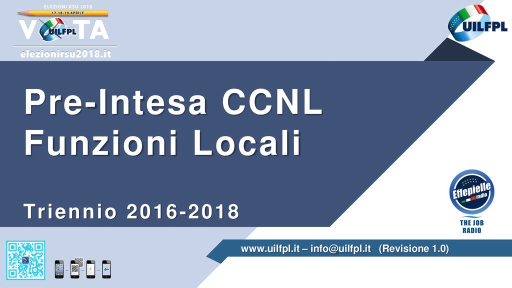 Pre Intesa CCNL Funzioni Locali Ppt Scaricare